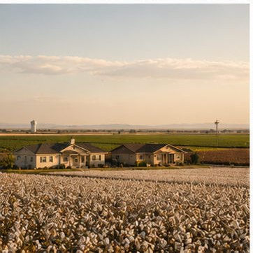 Residential neighborhood in Buttonwillow, California — Anchor Pillar Inspection provides certified home inspections for buyers and sellers in Buttonwillow, Kern County