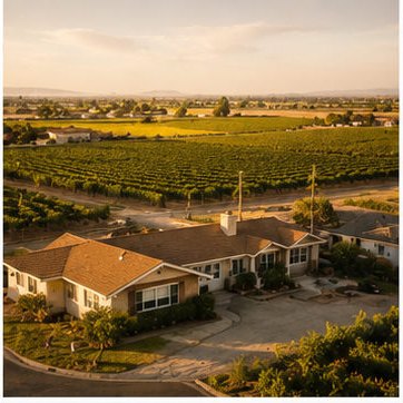 Residential neighborhood in Delano, California — Anchor Pillar Inspection provides certified home inspections for buyers and sellers in Delano, Kern County